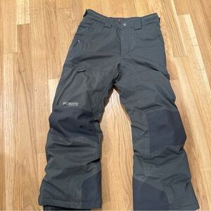 Columbia Charcoal Outdoor Snow Pants Omni heat kids small